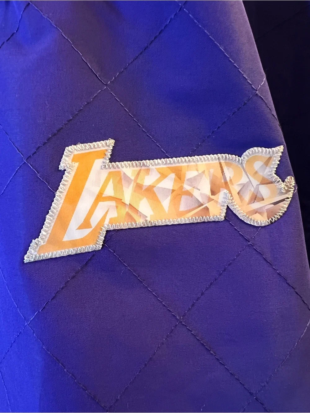 Lakers Mitchell & Ness Hardwood Classics 75th Anniversary Warmup Jacket Size XXL